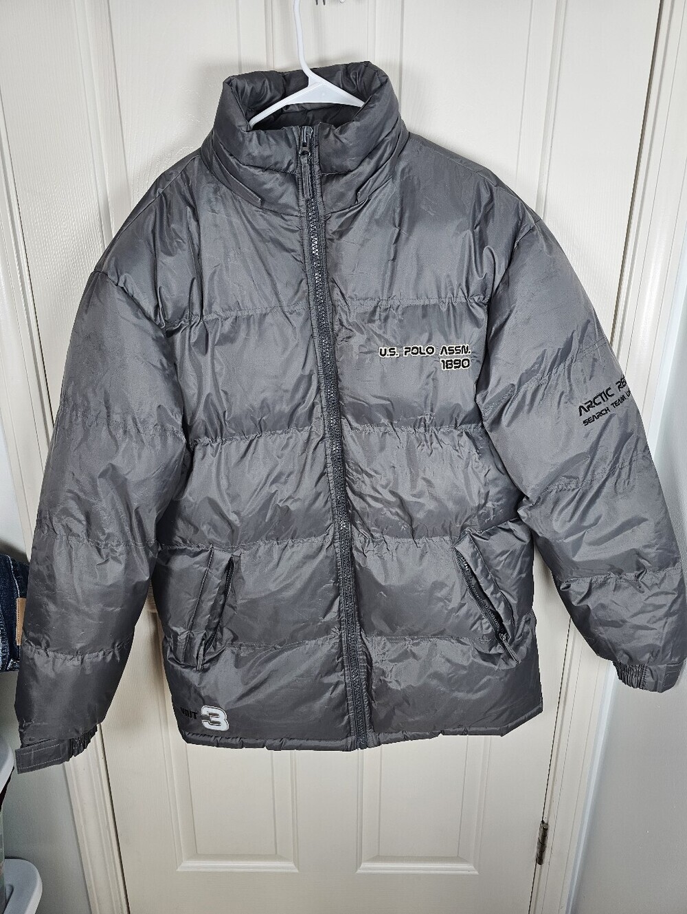 Vintage U.S Polo ASSN. Superior Quality 1980’s Puffer Jacket Arctic Recon Size M